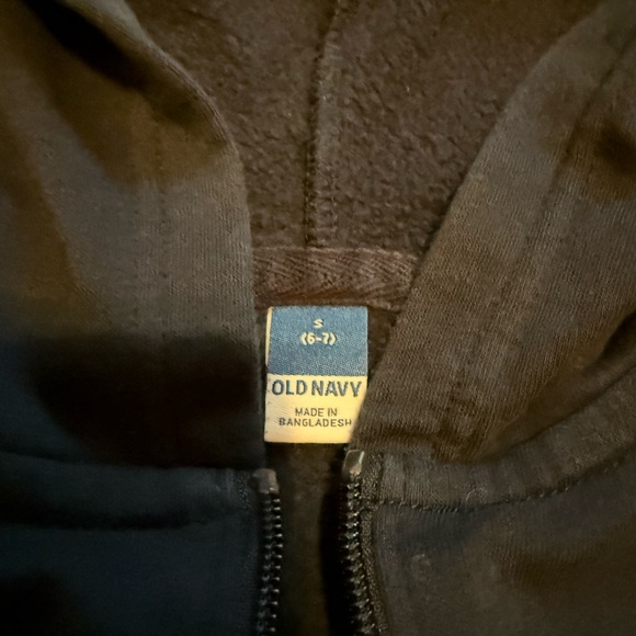 Old Navy Dark Blue Kids Hoodie - Picture 3 of 3